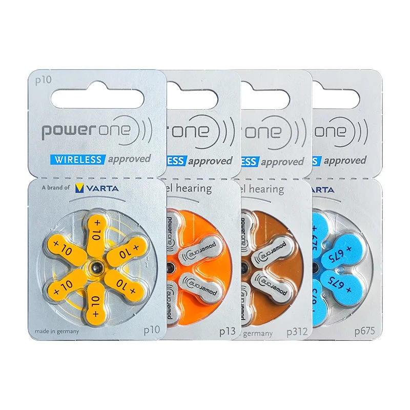 Batería para audífonos Powerone importada de Alemania P13P10P312P675 signia Phonak ReSound baterías especiales A10s para audífonos 312