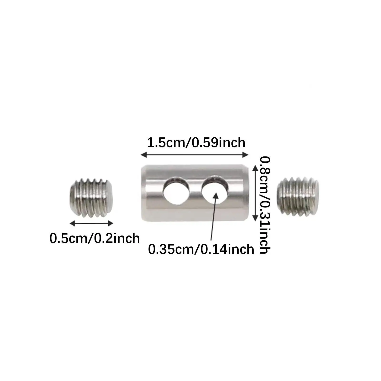 10x 3mm Wire Rope Clips Set Lock Cable Clamps for Fixing Brackets, Photos