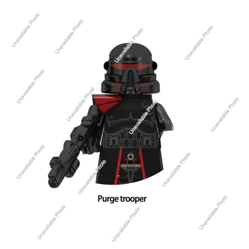 Mainan laris Star Wars mainan figur Star Wars komandan fox Darth Vader Boba Fett Hitung Dooku Block mainan figur Robot Mini boneka rakitan bata