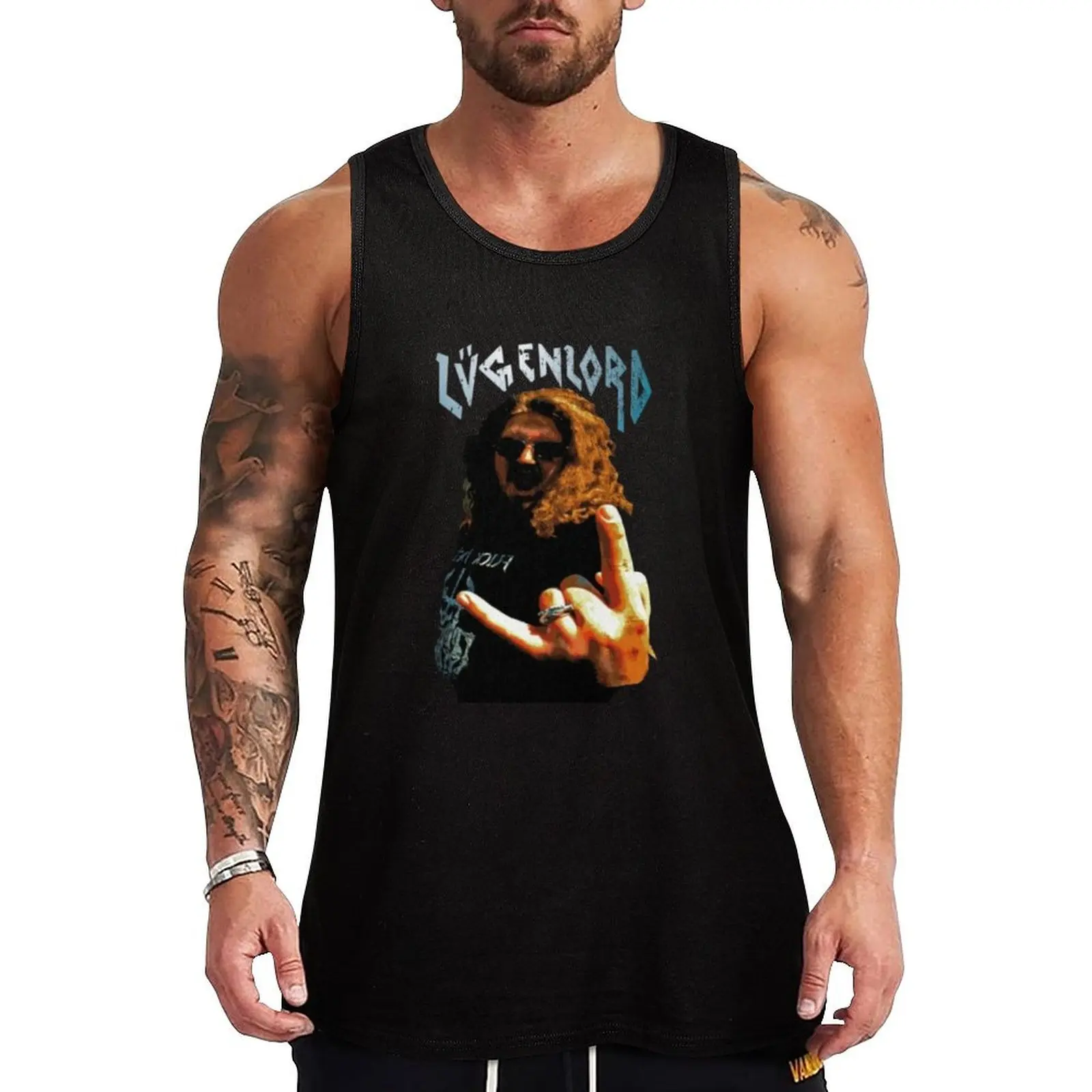 Drachenlord Tank Top gym clothing men Men's gym Men's gym articles Men's summer t-shirt