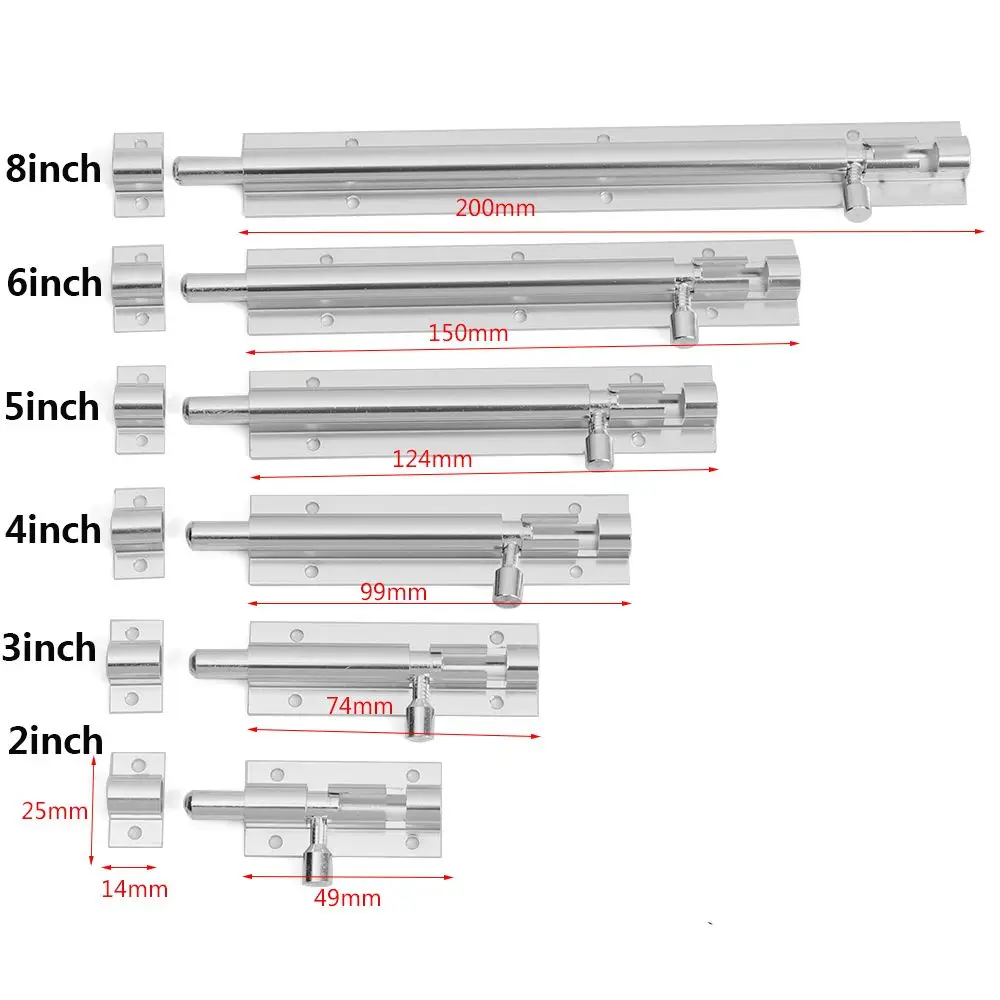 الأمن المفصلي قفل المشبك الباب البراغي خزانة سدادة نافذة الصيد قفل خزانة المصيد قفل الباب مشبك بوابة صامتة هوك #6
