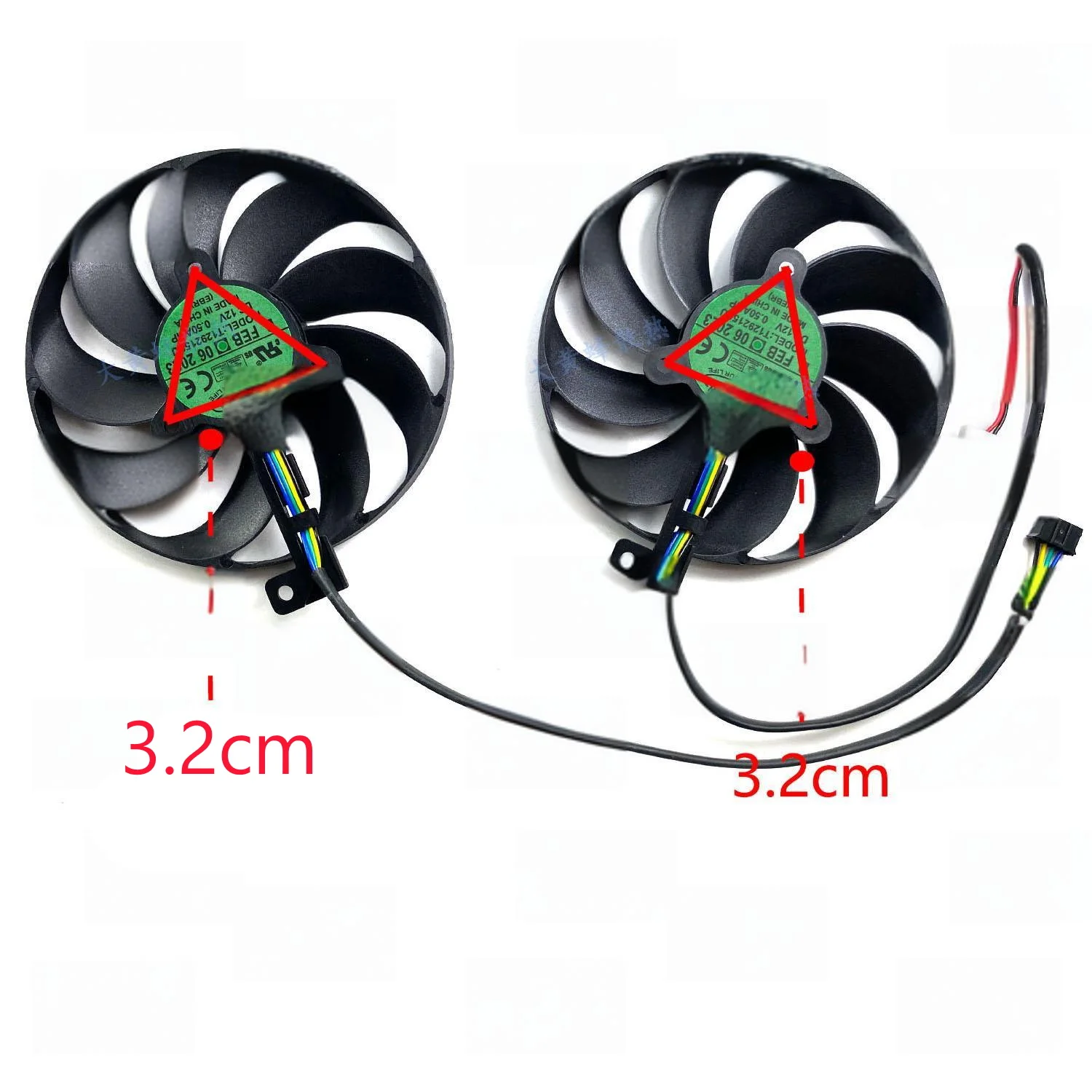 VGA GPU Card Fan for ASUS RTX2060S 2070 2080 2080S DUAL