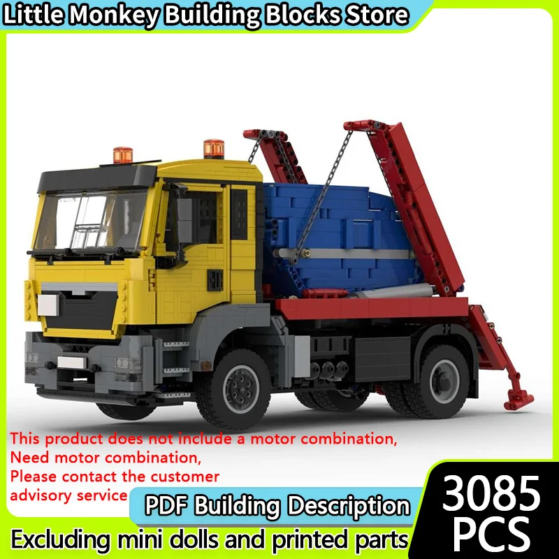 

City Car Model MOC Building Bricks Classic TGS 4x2 Swap Body Truck Modular Technology Children Holiday Gifts Assemble Toys Suit