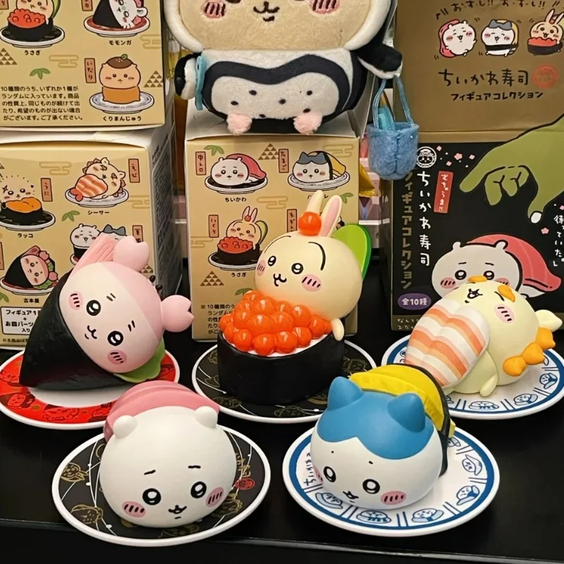 

New Miniso Chiikawa Sushi Blind Box Usachi Small Eight Handmade Doll Toy Female Gift Ornaments In Stock