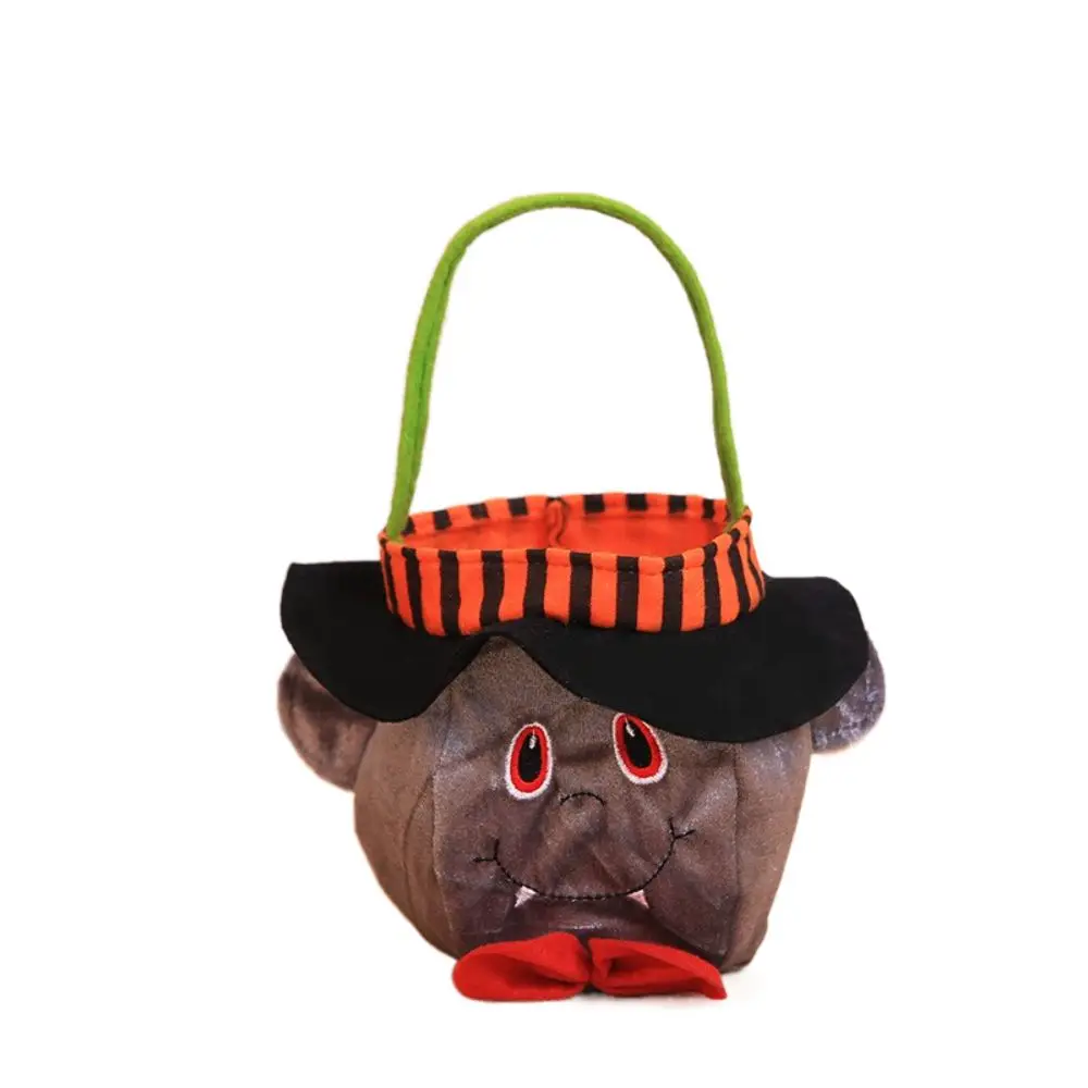 خدعة الساحرة السعيدة أو الحلوى حمل الحقائب حقيبة حلوى الهالوين حقيبة يد اليقطين