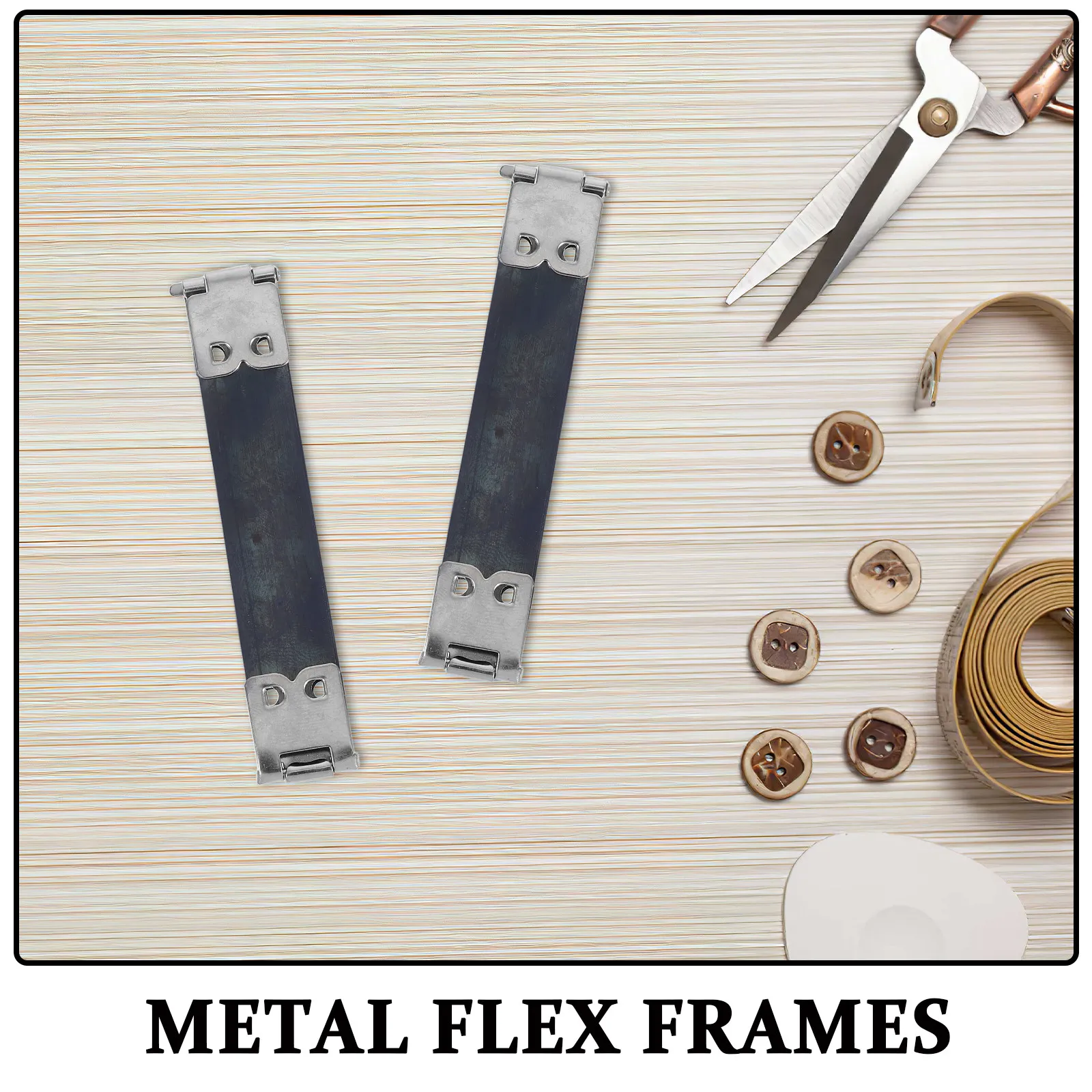 10Pcs Metal Internal Flex Frames 11Cm Replacement Handbag Hinges Spring Clips Sewing Purse Clasp Bag DIY Handcraft