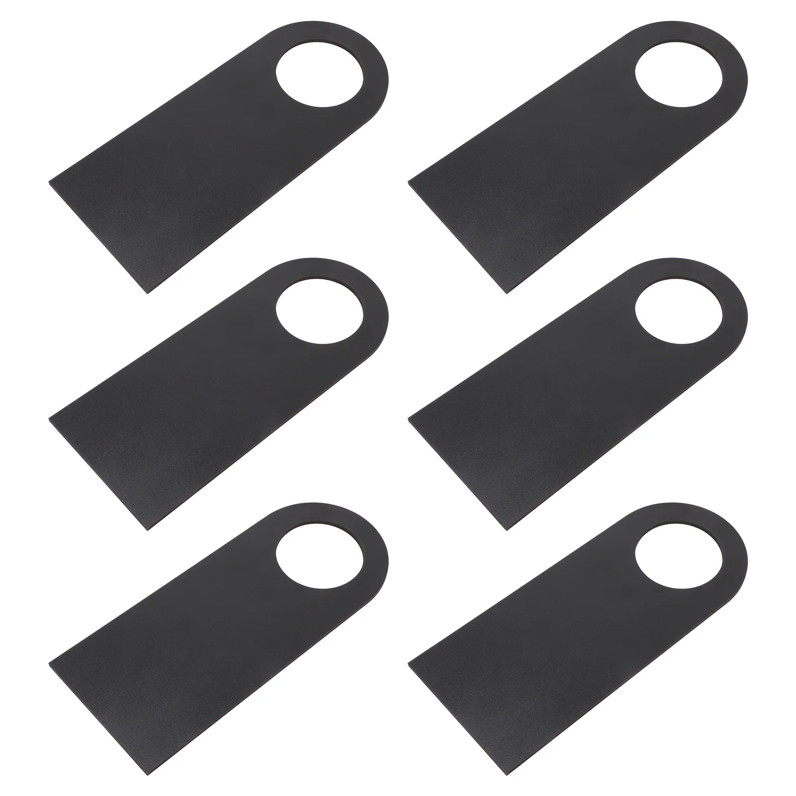 6 قطعة الشماعات الباب فارغة علامات السبورة مقبض عالمي صالح رائعة المنزل مكتب اجتماع غرفة الباب شماعات تسجيل