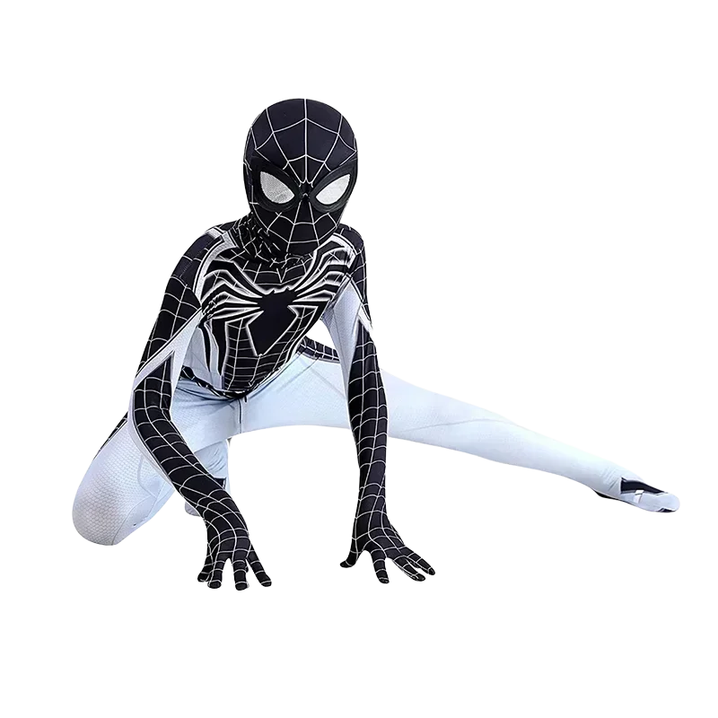 Disfraz de Spiderman de zona negativa, disfraz de superhéroe para niños, mono de Cosplay de Spiderman, Zentai para niños y adultos, traje de Cosplay de Spider-Man para Halloween