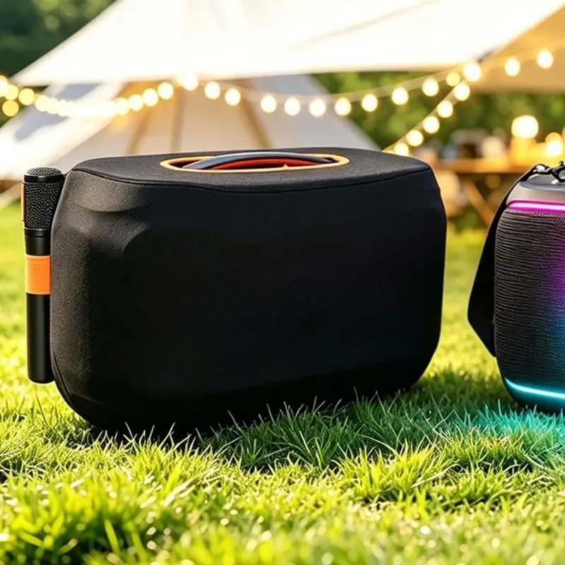 96BA Tragbarer Staubschutz, kompatibel mit Party Box On-The-Go 2, flexibler Staubschutz aus Stoff zur Aufbewahrung und Reinigung – Detail 9