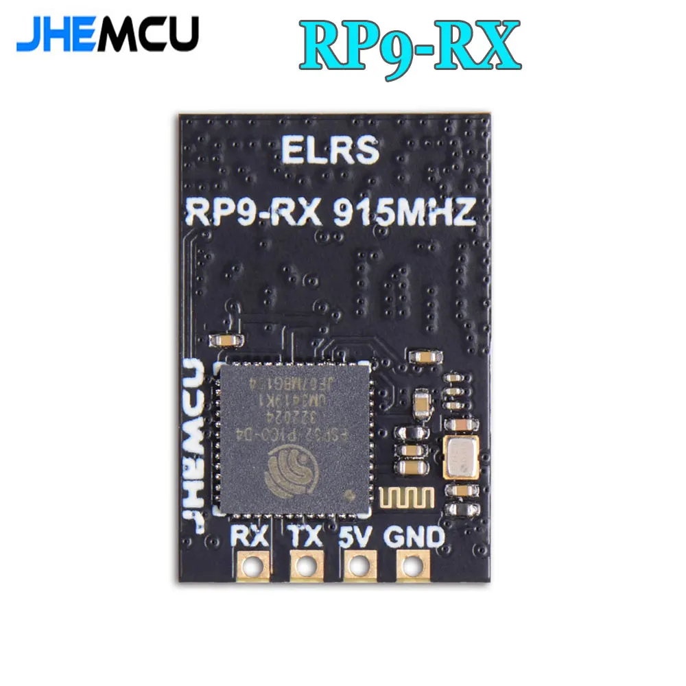 

JHEMCU RP9-RX ELRS 915MHZ Diversity Receiver Built-in TCXO for RC Airplane FPV Long Range Drone