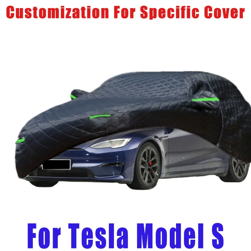 For Tesla Model S Hail prevention cover auto rain protection, scratch protection, paint peeling protection, car Snow prevention