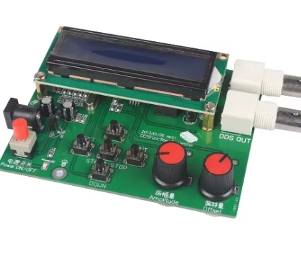 Signal Generator Pulse Frequency DDS Function Signal Generator DIY Kit Module 1Hz-65534Hz Syntezator with LCD Display