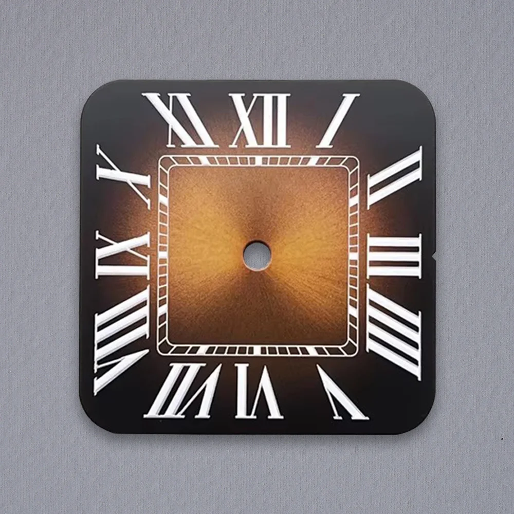 27mm S Logo Rome Dial Fit NH35/NH36/4R/7S Japan Movement No Luminous Watch Modification Accessories