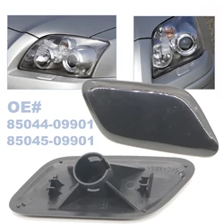 Front Left or Right Bumper Headlight Washer Spray Nozzle Cover Gray Plastic 85045-09901 85044-09901 For Toyota Avensis T25 T250