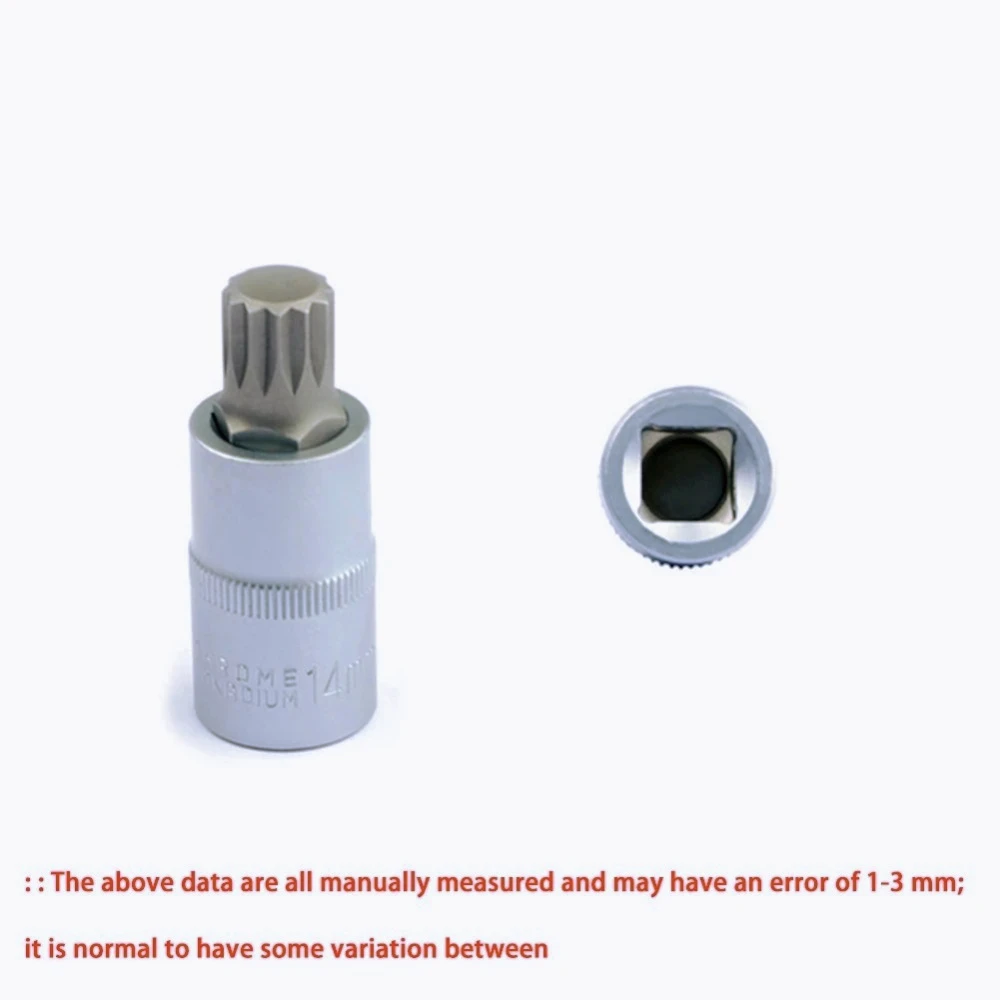 

ZC-8 pcs 1/4" 3/8" 1/2" Torx Bit Socekt Set Adapter Allen Key Spline Bits Universal Head For Torque Spanner Ratchet Socket Wrenc