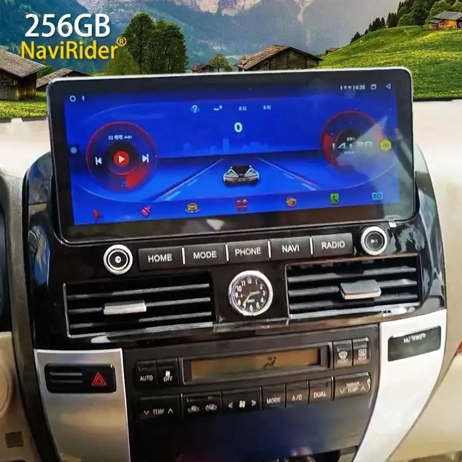 

QLED 1920*720 Carplay 12.3'' Android 13.0 8GB+256GB Car DVD Player GPS WIFI Radio For Toyota Land Cruiser Prado 120 2003 - 2009