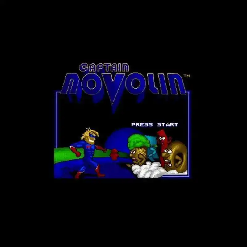 

Custom Captain Novolin NTSC 16 Bit Big Gray Game Card For 46Pin USA Game Players