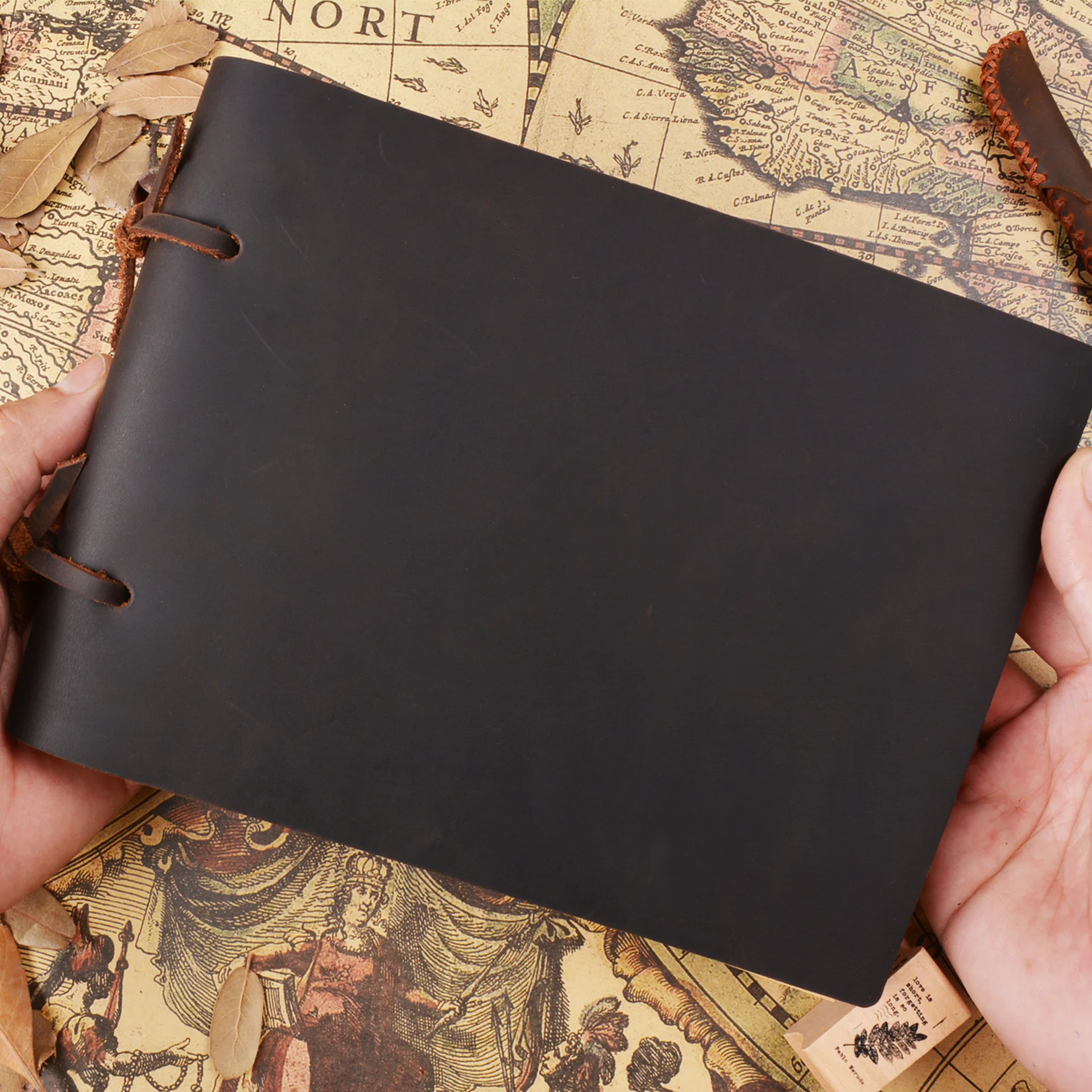 Cowhide leather rope notebook notebook painting this hand-painted sketch this spot