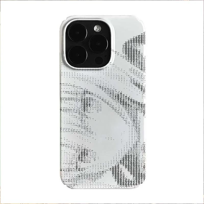 

Korean Ins Minimalist Art Pixel Anime Goddess Phone Case For IPhone 17 Pro16 Pro 15 14 Plus 17 Air Por Max Plus Glossy TPU Cover