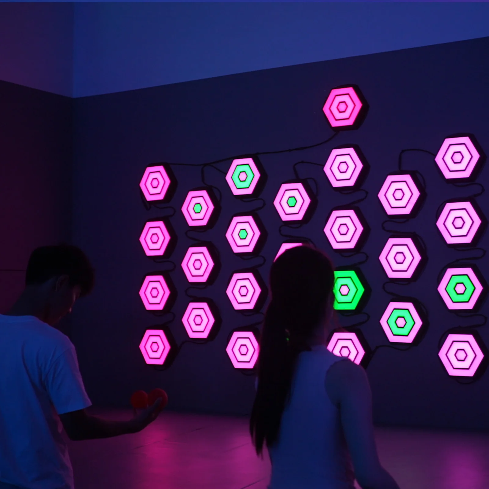 Pixfi Games Indoor LED Light Activated Arena Reaction & Throwing Game Experience