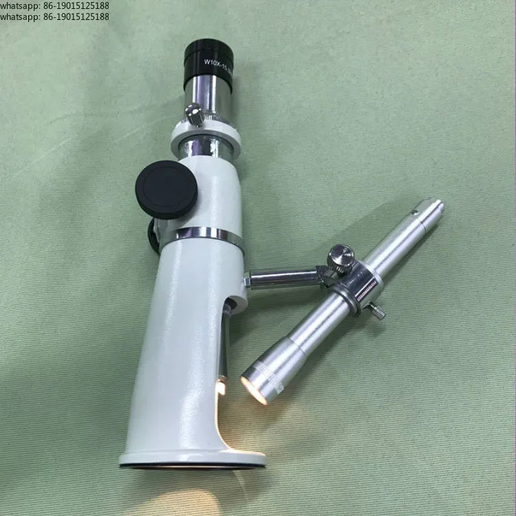 Metal bracket 100x microscope, with scale measurement with light 100x magnifying glass PCB detection