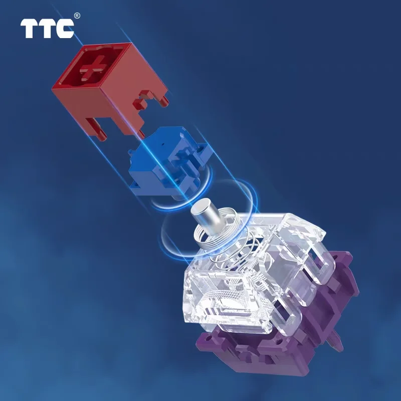 مفتاح لوحة مفاتيح ميكانيكية مغناطيسية Ttc ، مفاتيح مغناطيسية ، ملحق كمبيوتر ألعاب الرياضات ، أصلي