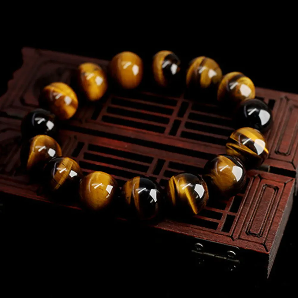 

14 Mm Bead Bracelet Beads Bracelets Gifts Delicate Natural Stone Unisex
