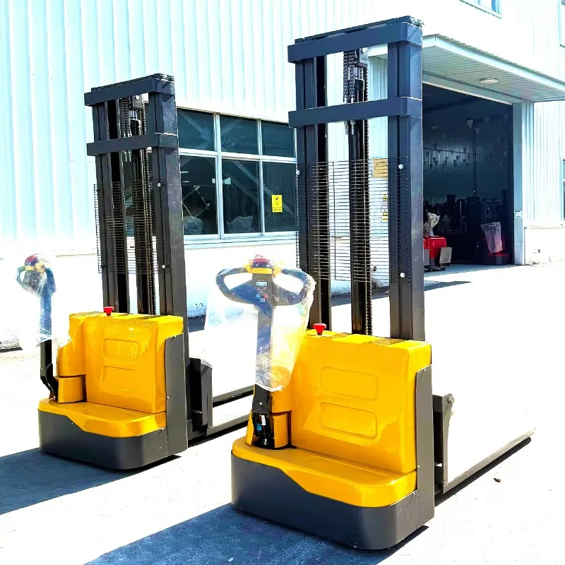 all-electric stacker 1.5 tons 2 tons electric walkie-talkie portable stacker warehouse portable handling equipment
