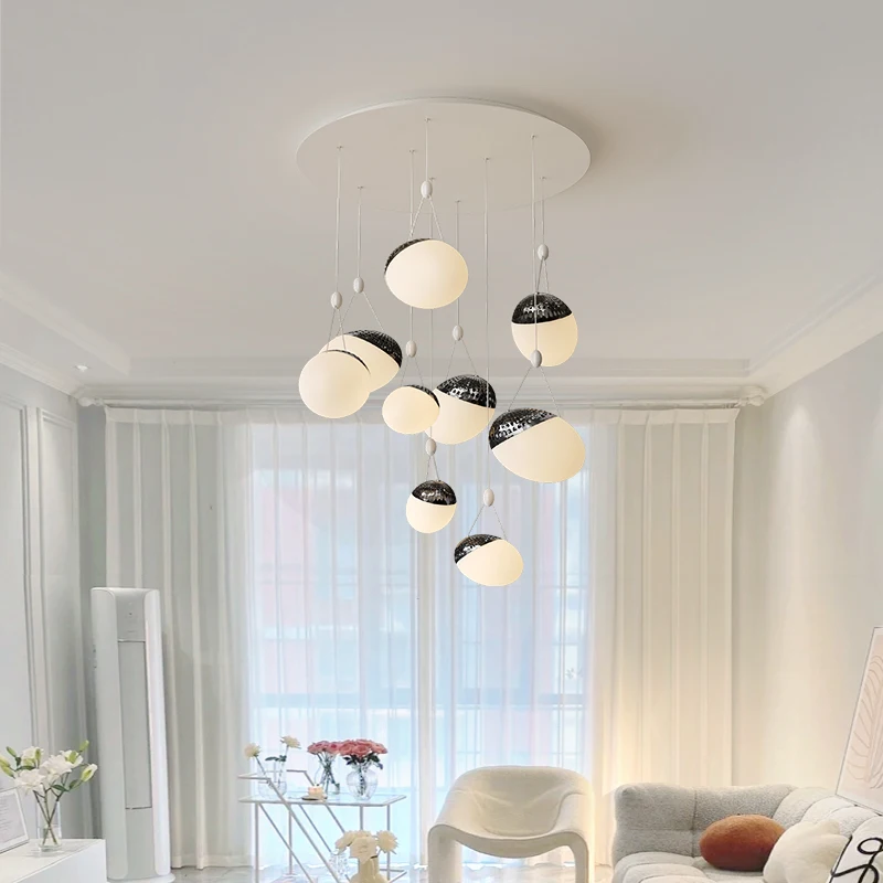 

Nordic Simplicity LED Pendant Light for Living Dining Room Coffee Tables Bedroom Staircase Chandelier Home Decor Light Fixture