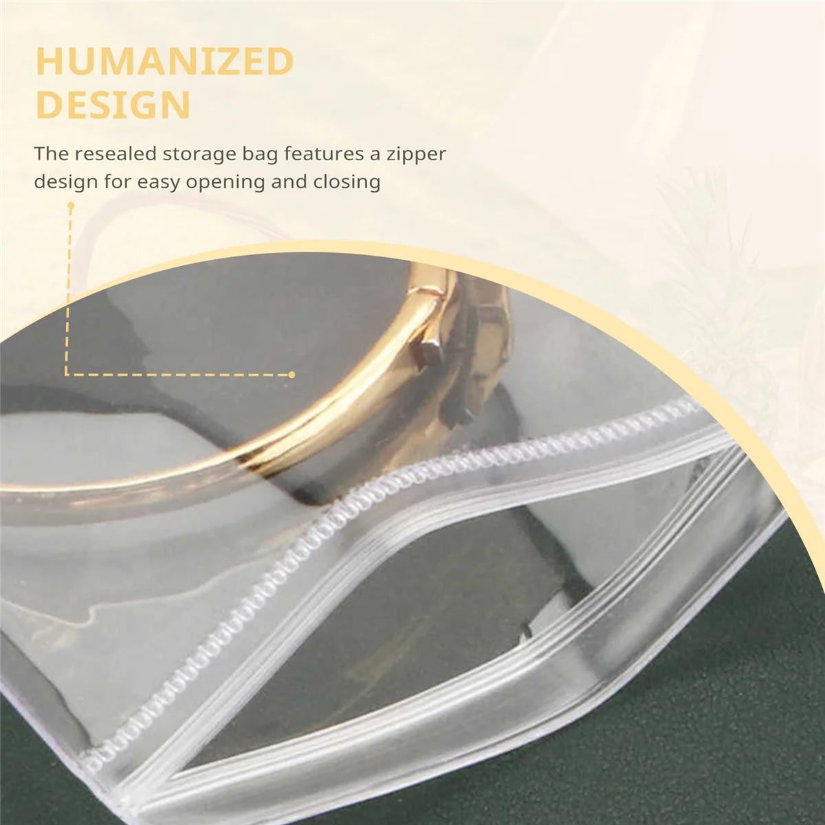 ABNP 150Pcs 3 Sizes Clear Earring Bags, Waterproof Bags Thickened Reusable Storage Pouch for Jewelry Rings Necklace Bracelet