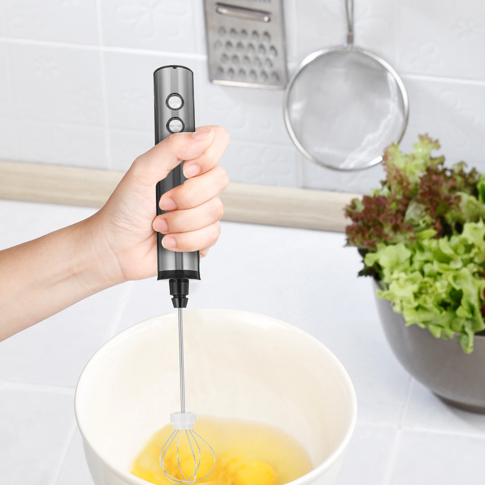 Wireless Electric Food Mixer Electric Egg Beater Coffee Milk Frothers Hand-Held Stirrer Three Speeds Adjustment Kitchen Tools - Image 5