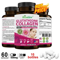 Glutathione Collagen Supplement - Supports Healthy Skin, Hair, Nails, Bones, Antioxidant