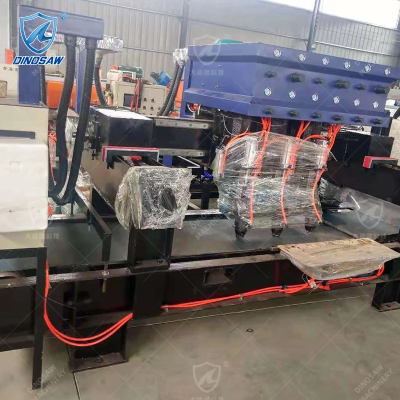 Dinosaw stone bush hammering automatic lychee surface processing machine