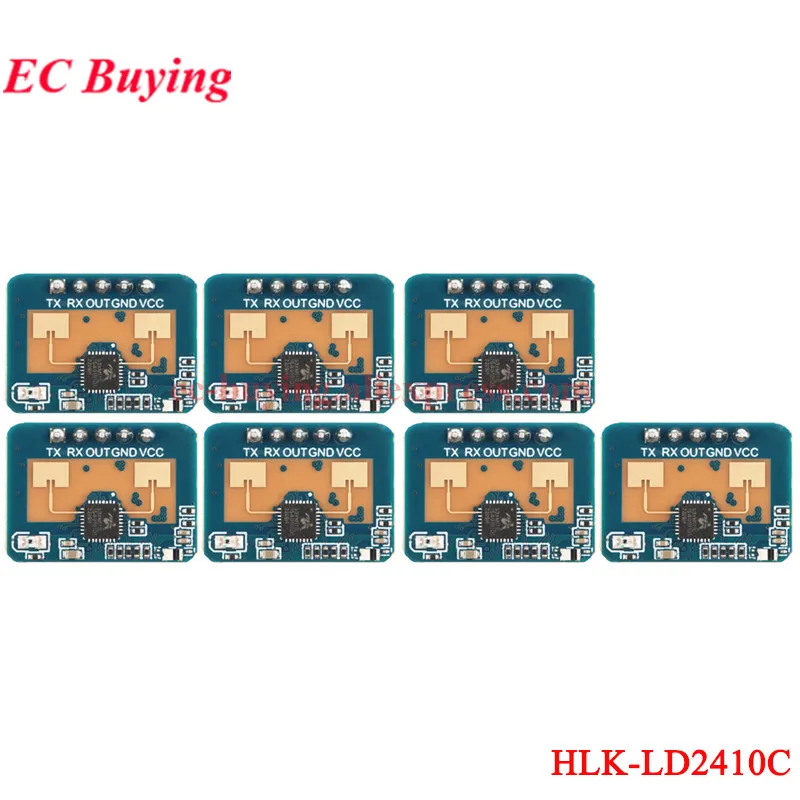 1-20 stks HLK-LD2410C LD2410C 24G mmWave FMCW Millimeter 5 M Wave Menselijke aanwezigheid Status Radarsensor Bewegingsdetectie
