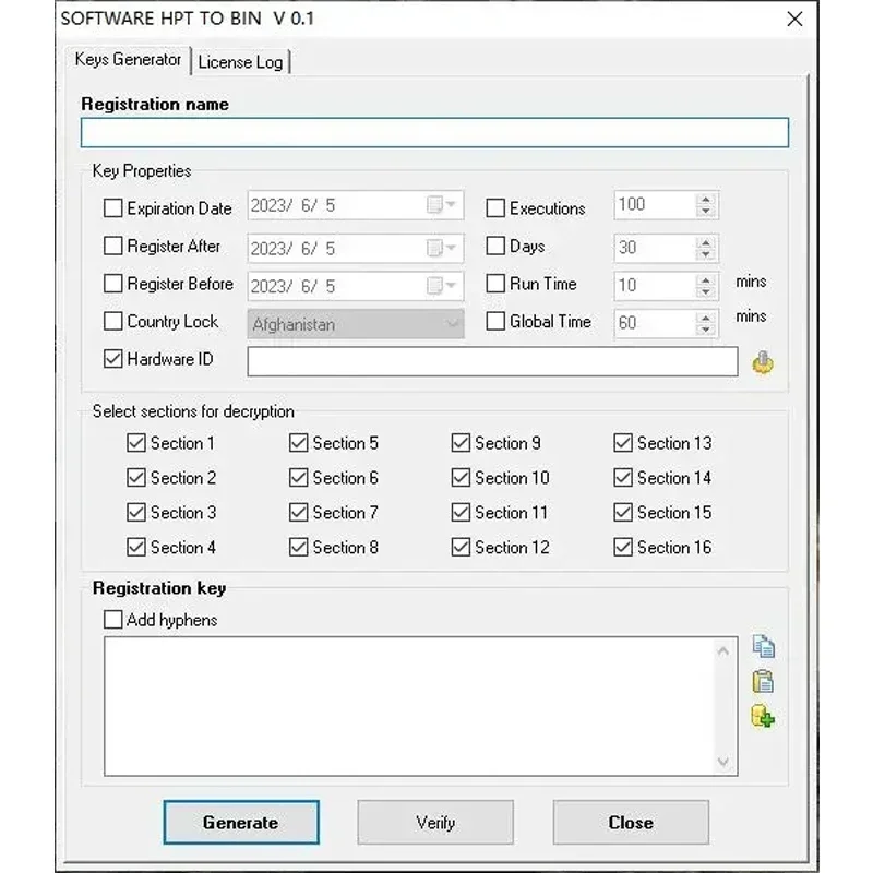 .hpt naar bin-converter met onbeperkte keygen Vergelijk originele en aangepaste bestanden Ontgrendel tuner Ontgrendel Hpt Raw Edit voor multi-laptop