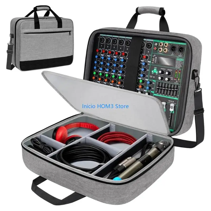 A5YD Versatilitys Audios Production Organizers Bag with Double Size Removable Dividers