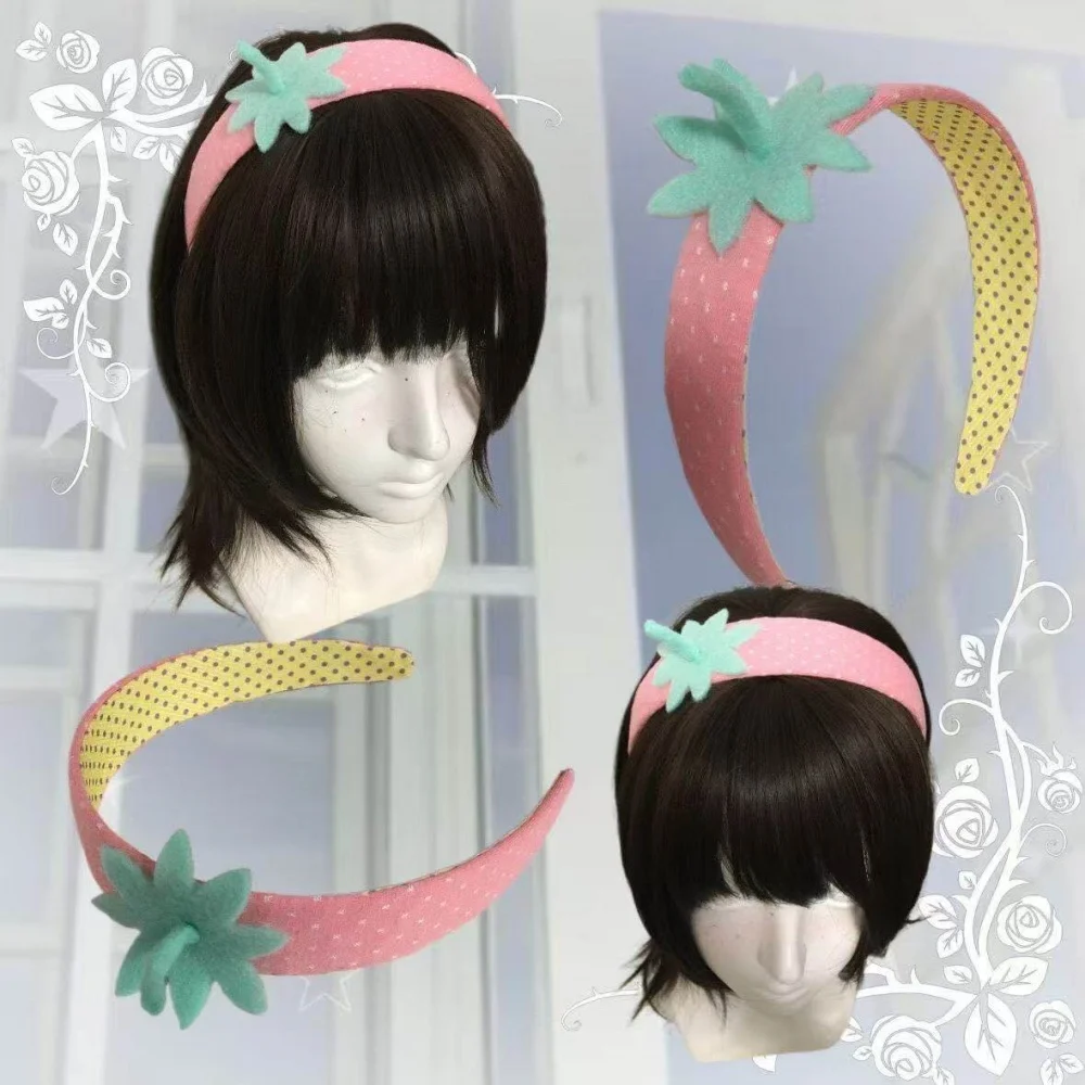 Y2K Japanese Girl Polka Dot Strawberry Headband Harajuku Sweet and Cute Lolita Ancient Early Sweet Girl Decoration Accessories