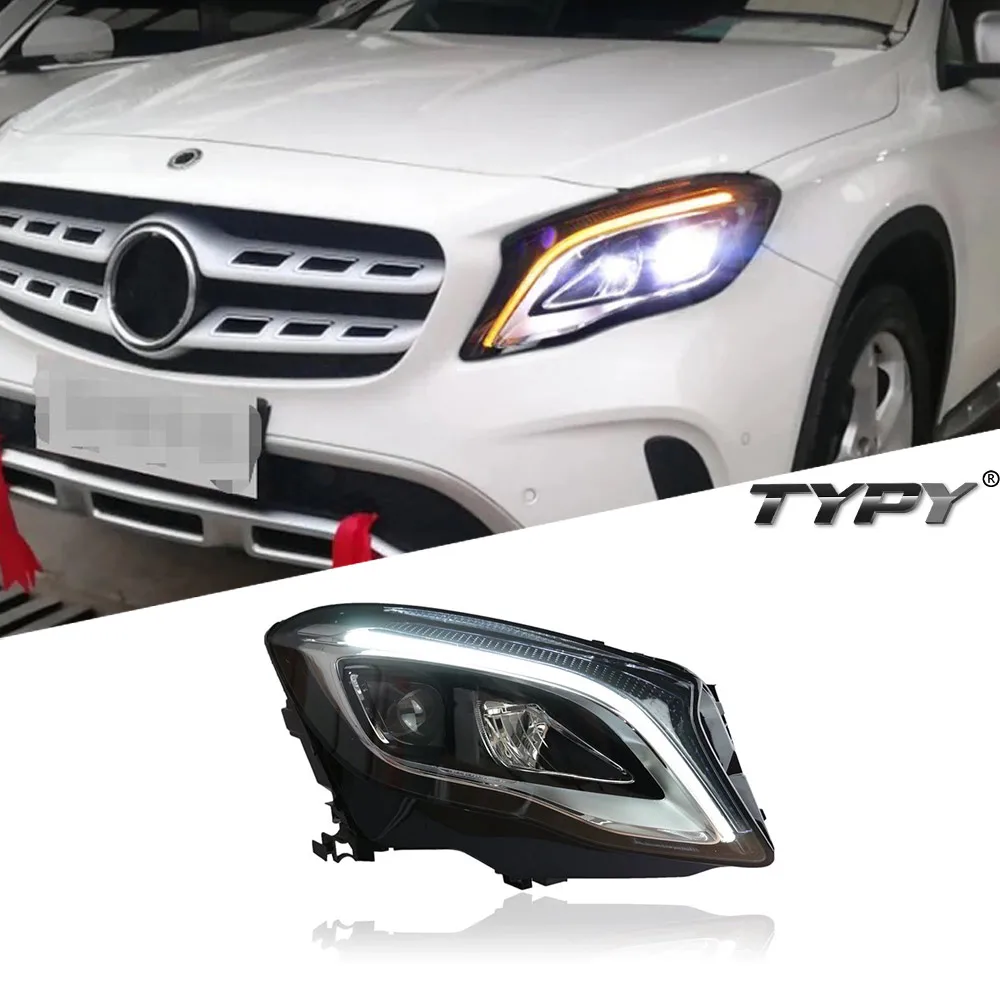 

Car Head Lamp For Benz GLA X156 Headlight GLA200 GLA260 2015-2019 Upgrade GLA LED Dynamic Turn Signal Car LED Head Lamp Assembly