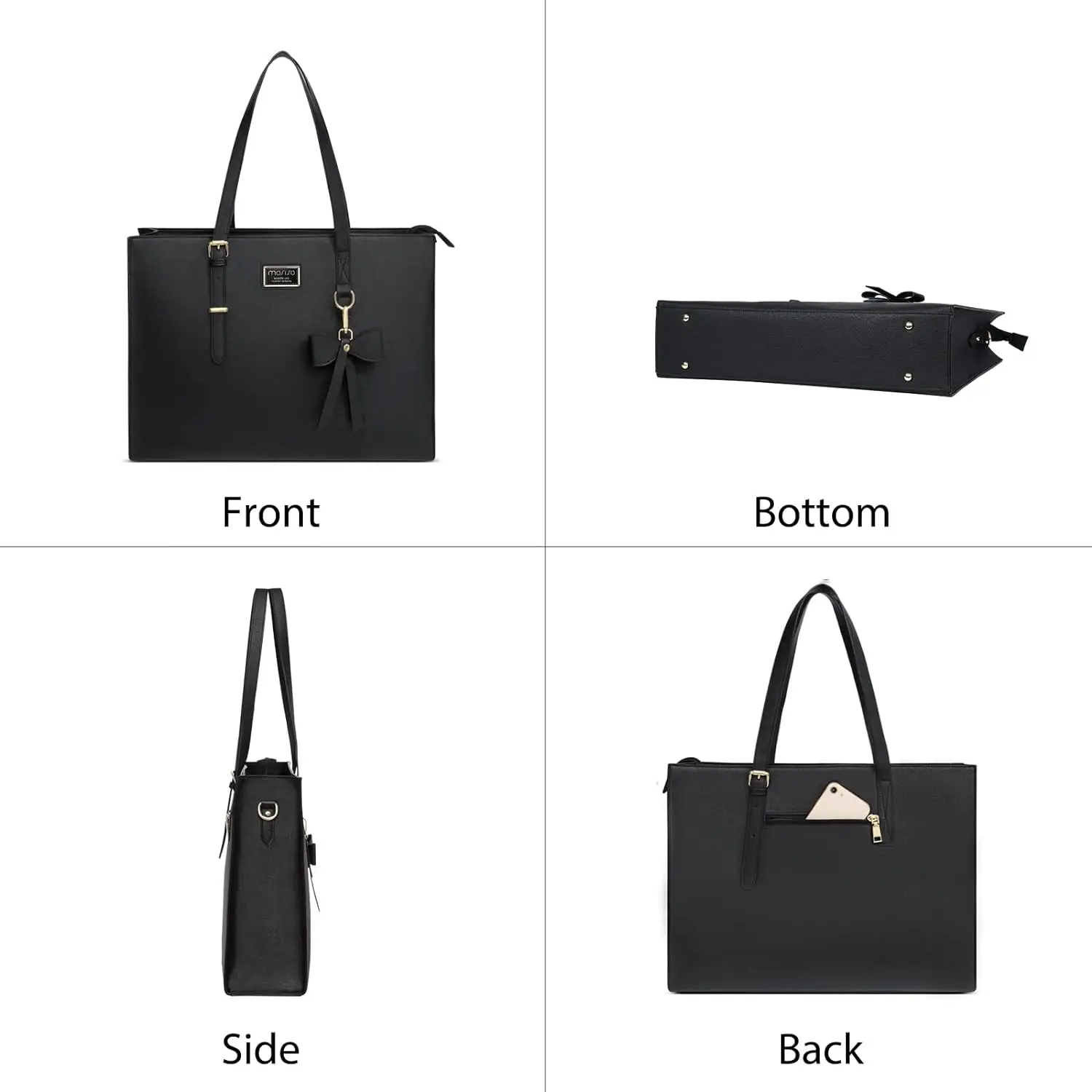 Sacola para laptop para mulheres, couro PU, bolsa de ombro para Macbook Air Pro, impermeável, estojo para notebook, A2941, M3, A2991, 15 in, 16 in