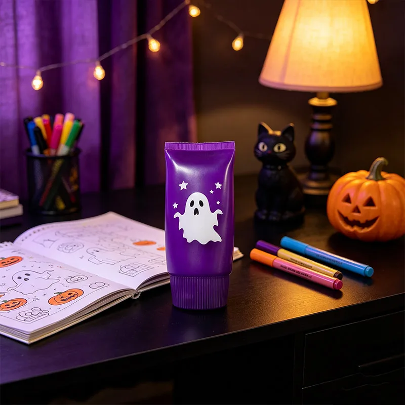 Halloween Ghost Squeezable Paste Fill Toys Slow Rising Toothpaste Stress Sensory Toy Lightweight for Adults Holiday Gifts