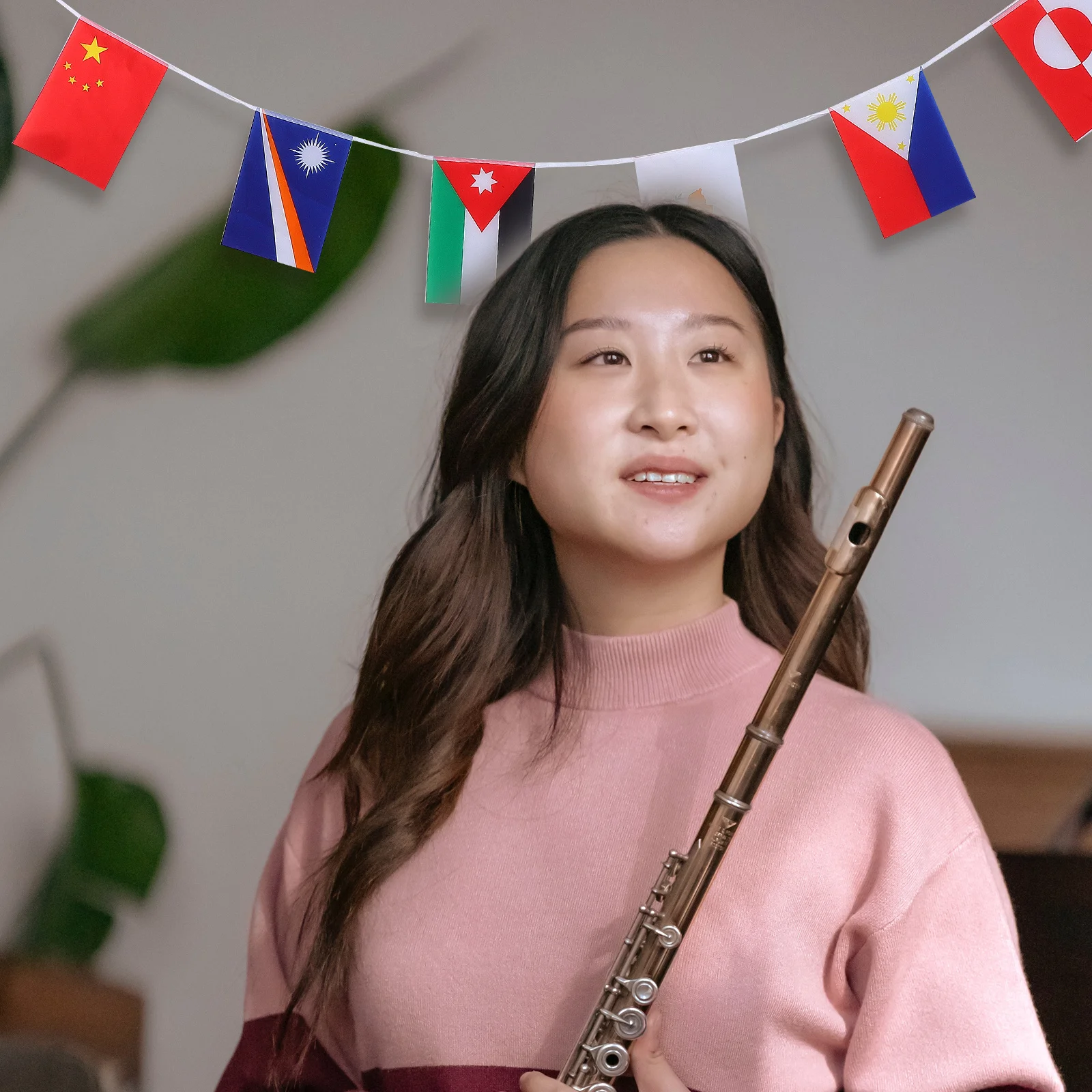 

1pc 100 Countries Small National Flags Banner String Hanging Decor For Party Garden Outdoor Indoor Events Decoration Flags