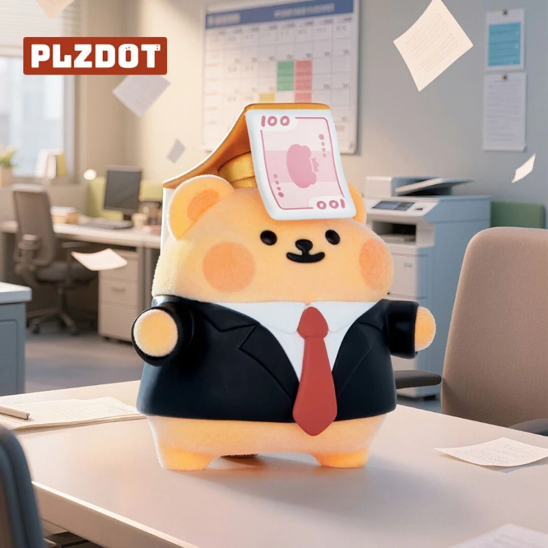 

PLZDOT Bear Is Bug Does This Make Sense Series Blind Box Mystery Box Cute Action Anime Figures Dolls Kawaii Toys Gift