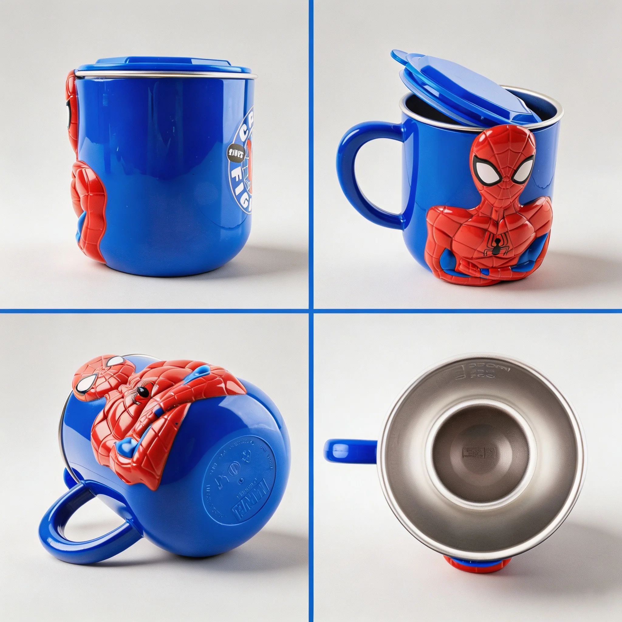 Marvel Spider-Man Edelstahlbecher, wiederverwendbarer Becher mit Strohhalm, tragbare Wasserflasche, Geburtstags- und Weihnachtsgeschenk für Marvel-Fans – Detail 5