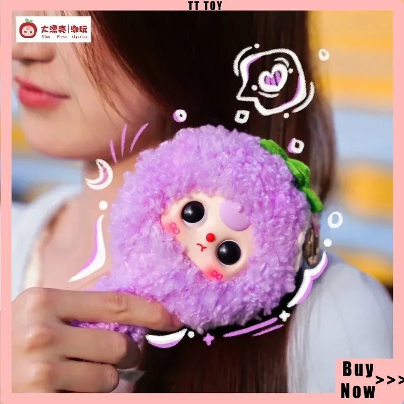 [Ready Stock] Boneka Plush Bayi Baru Three Let Me Comb Your Hair Blind Box Boneka Buah Lucu Desain Personal Untuk Anak Perempuan Hadiah Mainan Trendi
