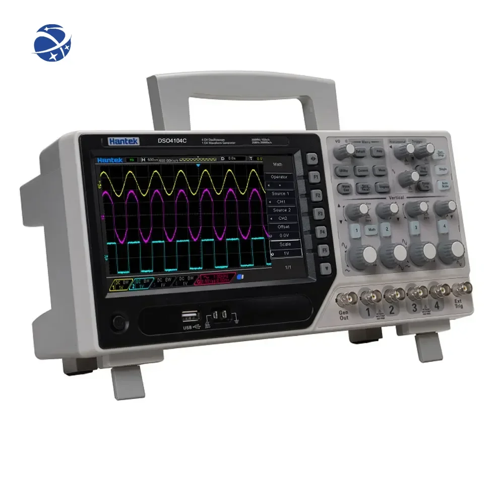 

Hantek DSO4104C 4 Channel Digital Oscilloscope 64K 100MHz Bandwidth 1GS/s Sample Rate Range