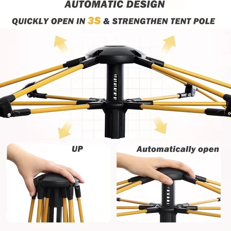 야외 자동 빠른 설치 텐트, 자동 자외선 차단 텐트,  - Outdoor Camping Automatic Quick Opening Tent 리뷰 및 가격