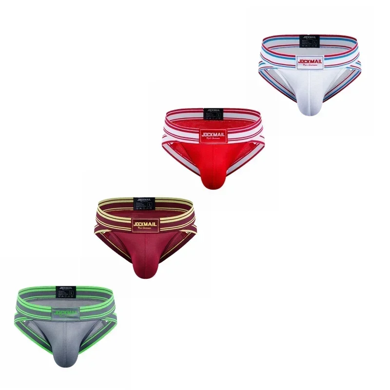 4pcs Men\'s Briefs Sexy Men Underwear Slip Homme Bikini Cueca Hombre Underpants Panties Calzoncillos Breathable or As Swimwear