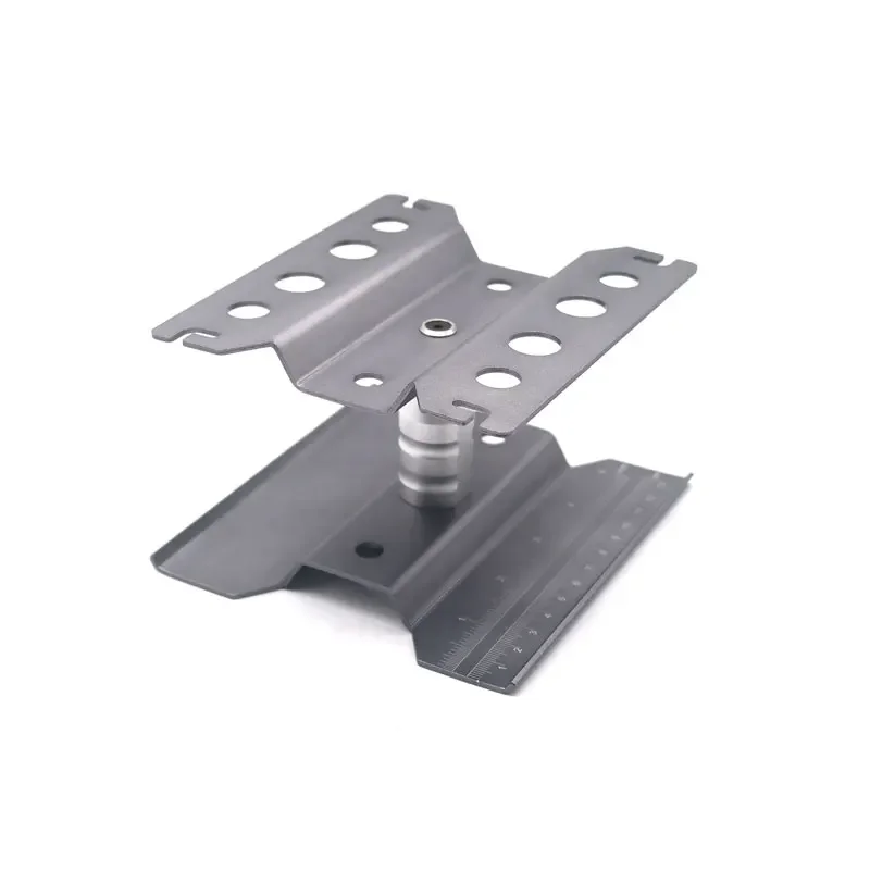7-15CM Height Adjustable Aluminium Alloy Maintenance Stander with Rotating Plate for RC Car Truck