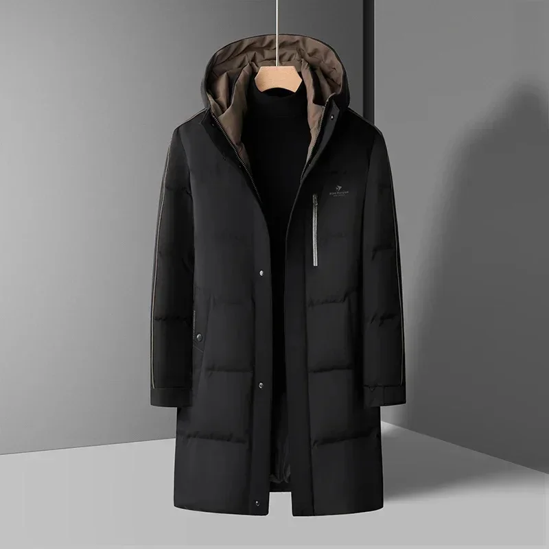 

COZOK Designer Clothes Men Luxury Long Down Jacket Man Duck Padding Padded 2025 Warm Winter Coat Male Coats