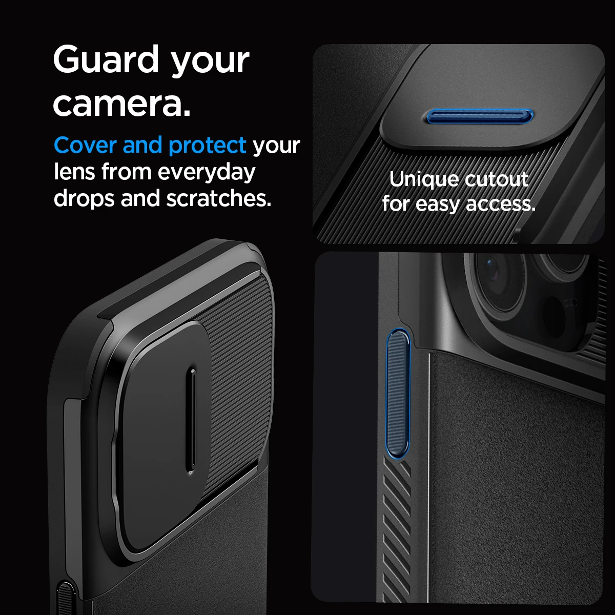 Etui Spigen Optik Armor MagFit iPhone 16 Pro Max / 16 Pro (2024) Magsafe Case — zdjęcie 4